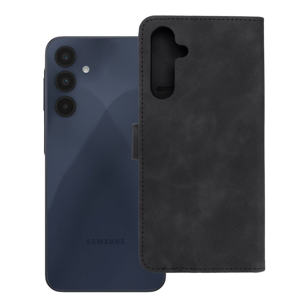 Husa Tender Book Flip pentru Samsung A16 5G Negru