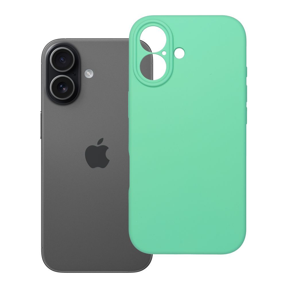 Husa pentru iPhone 17 Silicone 2mm (Camera Protection) Mint