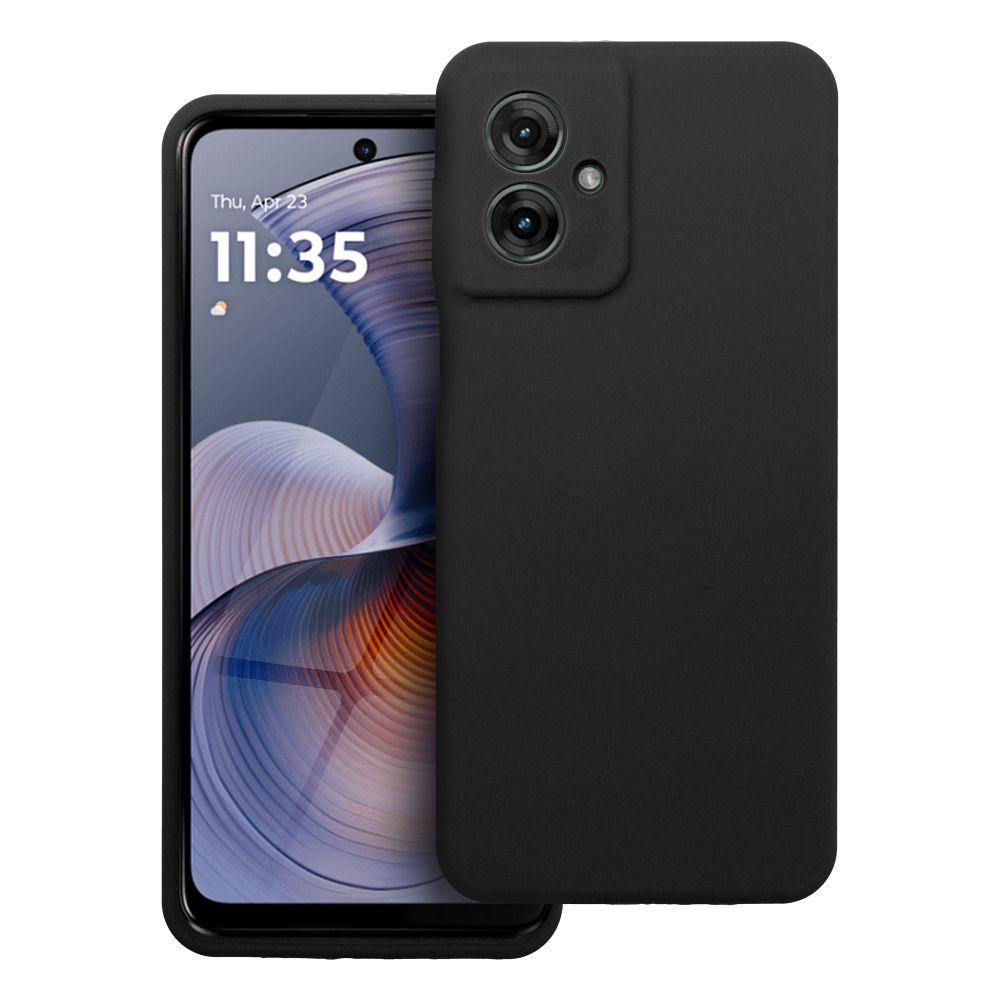 Husa pentru Motorola G55 5G Silicone 2mm (Camera Protection) Negru