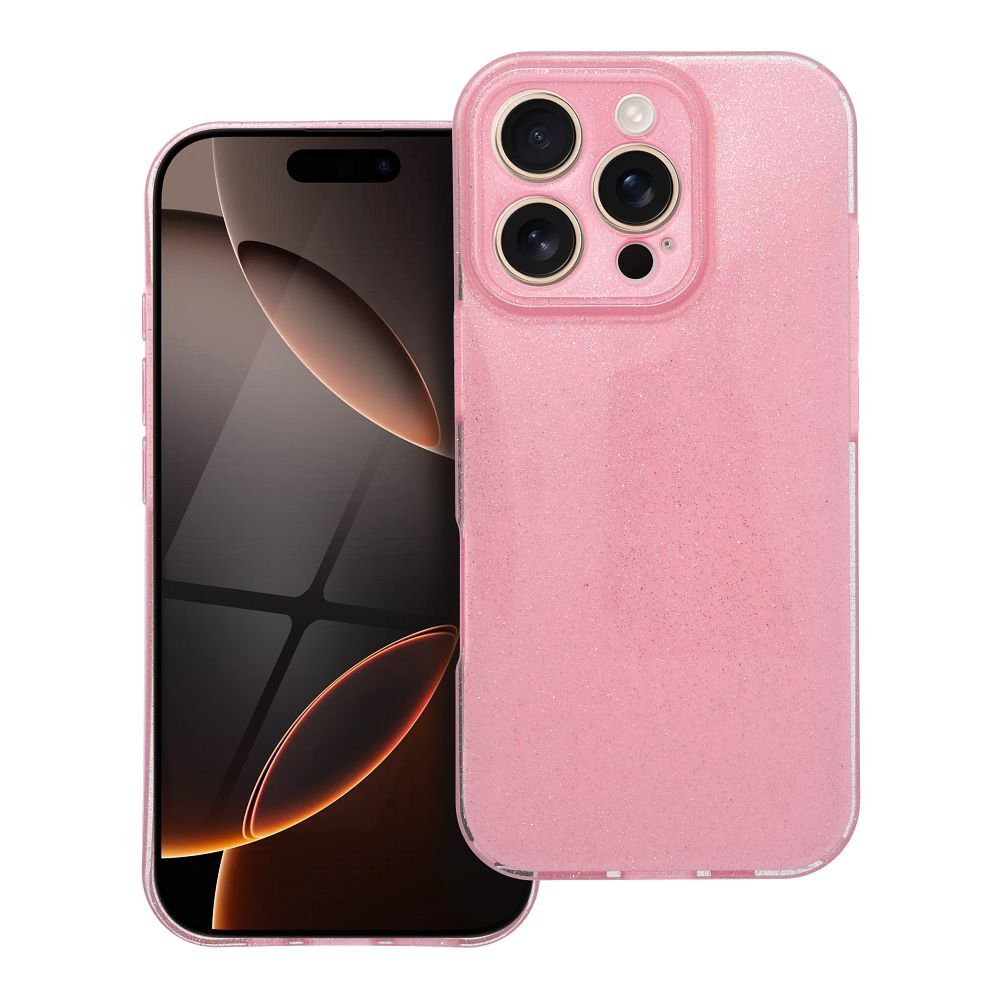 Husa Transparent 2 Mm Blink pentru iPhone 16 PRO Roz