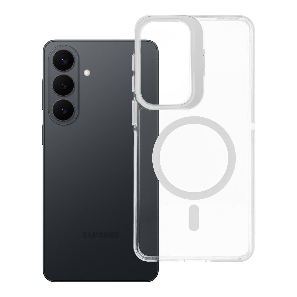 Husa lentila Mag pentru Samsung S26 Plus Compatible cu Magsafe Alb