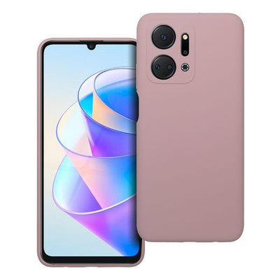 Husa pentru Honor X7A Silicone 2mm (Camera Protection) Powder Roz