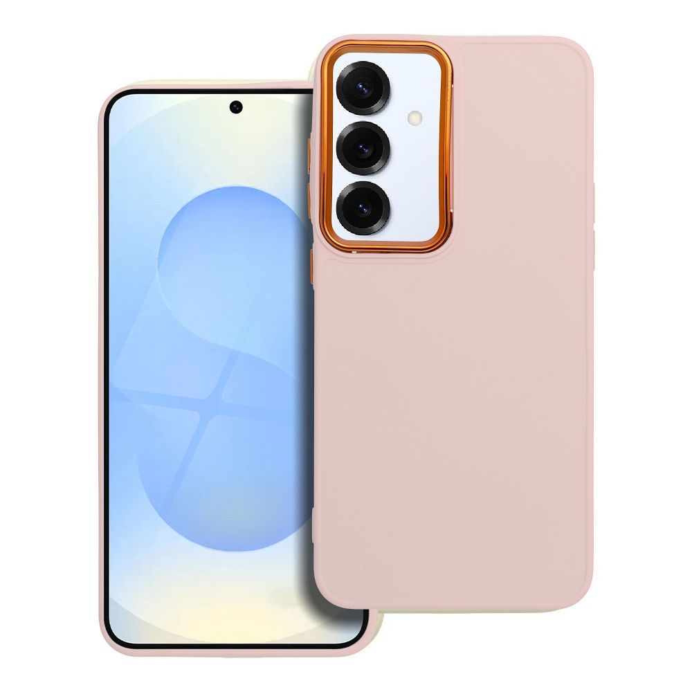 Husa Frame pentru Samsung S25 Plus Powder Roz