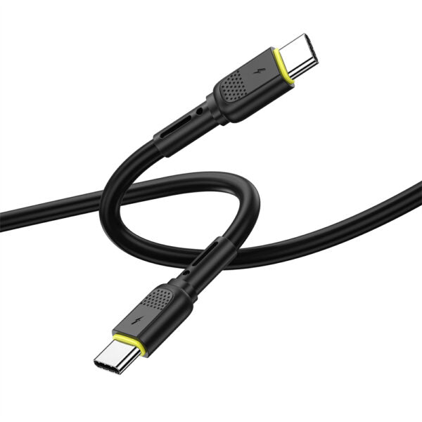 WIWU 60W Speed cablu Wi-C034 C-C Negru