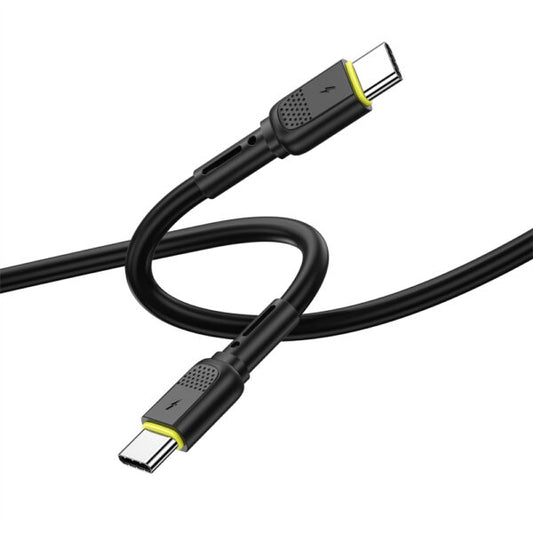 WIWU 60W Speed cablu Wi-C034 C-C Negru