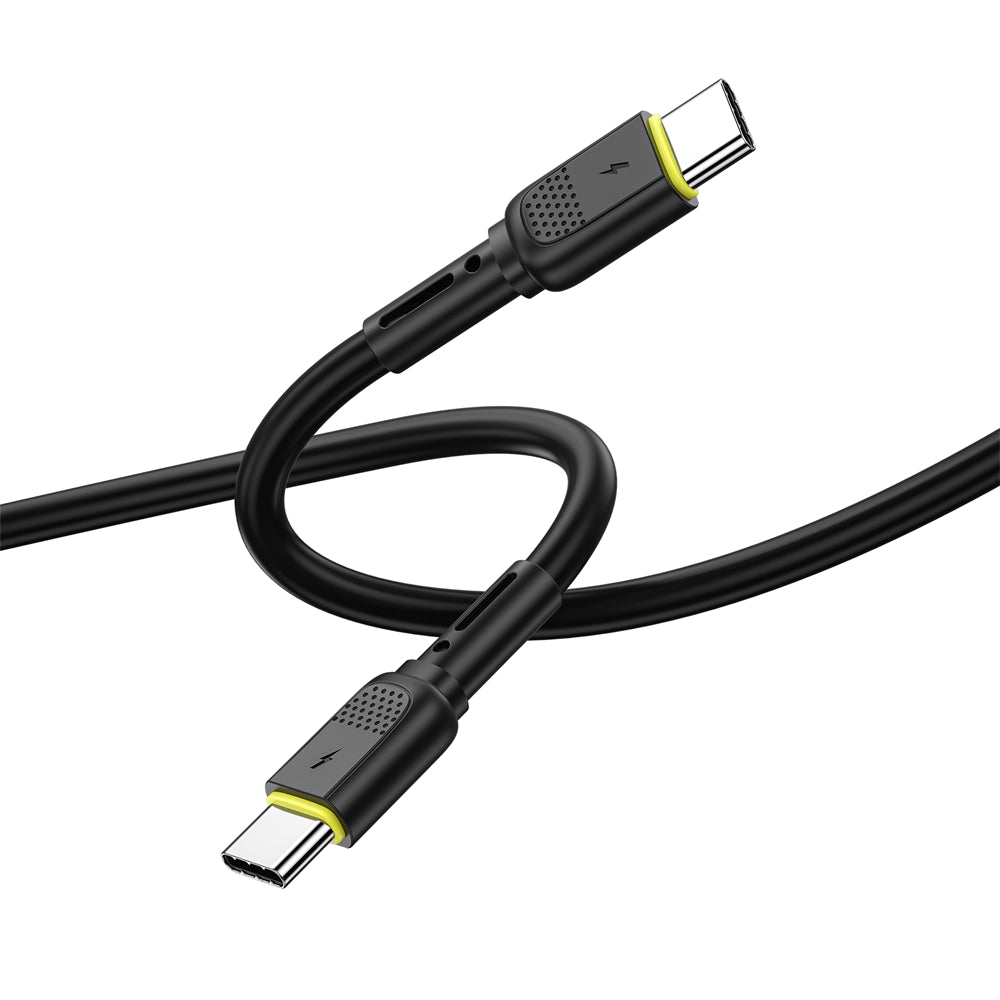 WIWU 60W Speed cablu Wi-C034 C-C Negru
