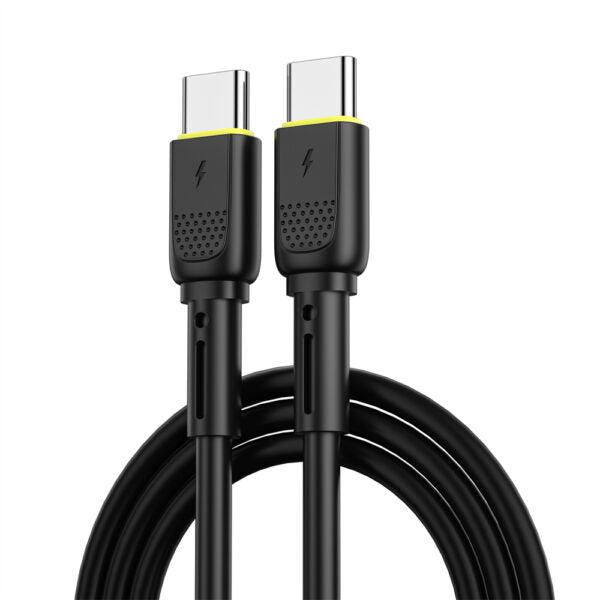 WIWU 60W Speed cablu Wi-C034 C-C Negru