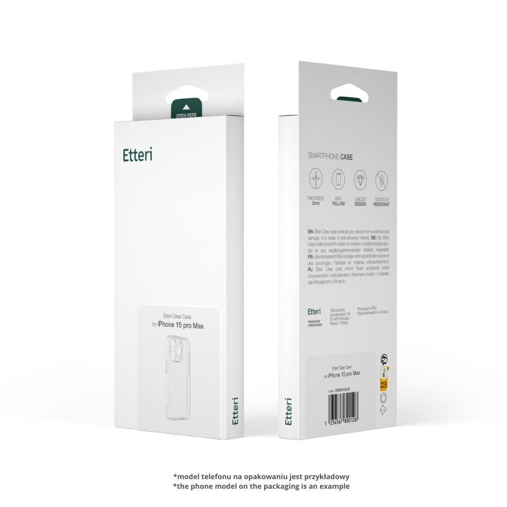 Etteri Clear case for iPhone 15 6,1"