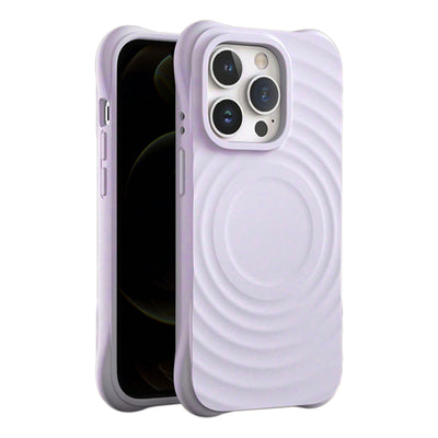 Husa Circle Mag pentru iPhone 15 Pro 6,1" Mov deschis