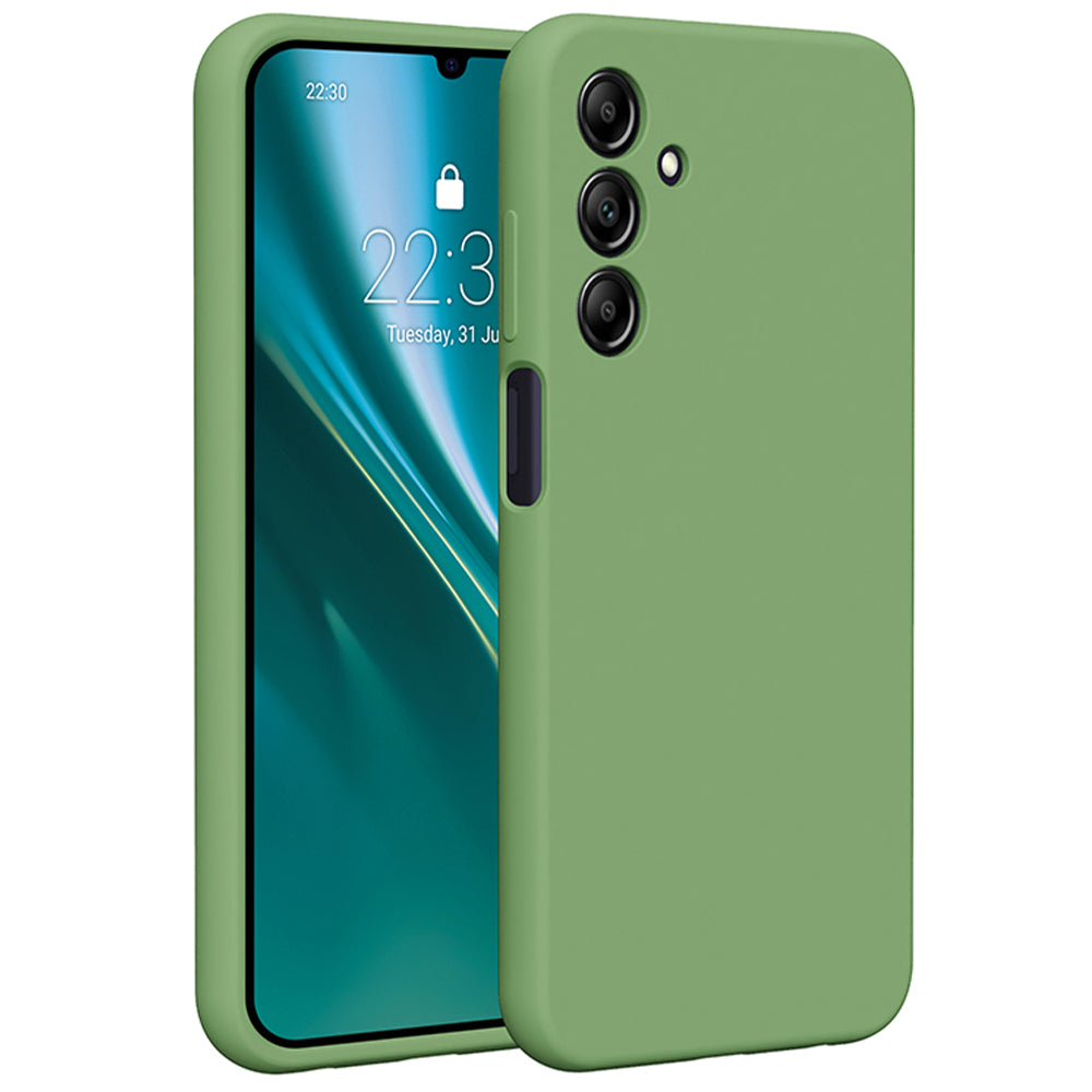 Husa Etteri Silicone pentru Samsung Galaxy A25 5G (Global) Verde deschis