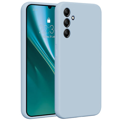Husa Etteri Silicone pentru Samsung Galaxy A34 5G Albastru deschis