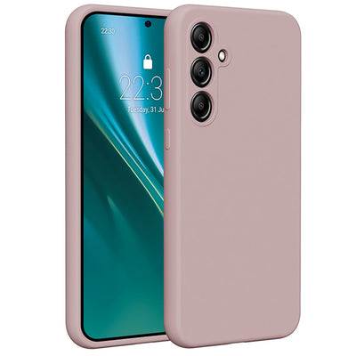 Husa Etteri Silicone pentru Samsung Galaxy A35 5G Roz deschis