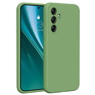 Husa Etteri Silicone pentru Samsung Galaxy A54 5G Verde deschis
