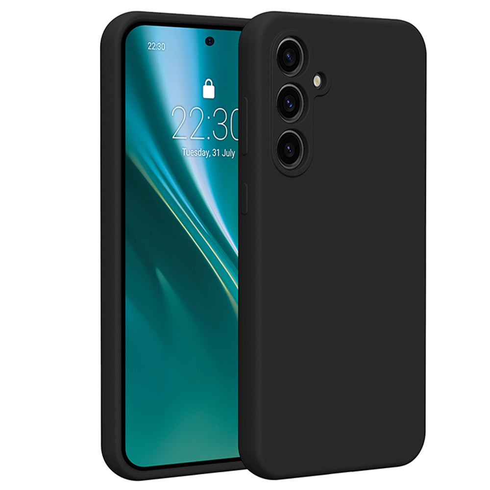 Husa Etteri Silicone pentru Samsung Galaxy S23 FE Negru