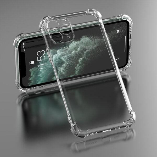 Husă pentru Motorola Moto G55 transparent Anti Shock 1,5 mm – Transparent