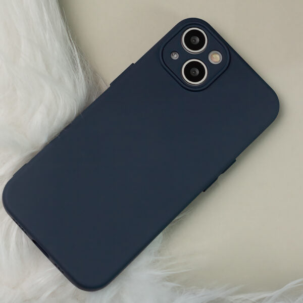 Husă pentru Motorola Moto G55 dark blue Silicon – Albastru