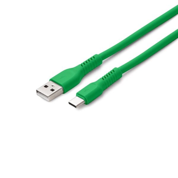 COLORUM cablu USB-A - USB-C 1,8m 3A CK60-AC-04 xGreen