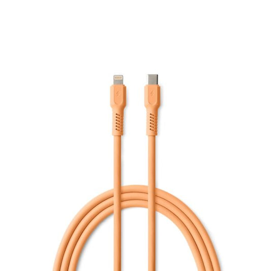 COLORUM cablu USB-C - Lightning 1,8m 2,4A CK12-CL-14 x Peach Fuzz