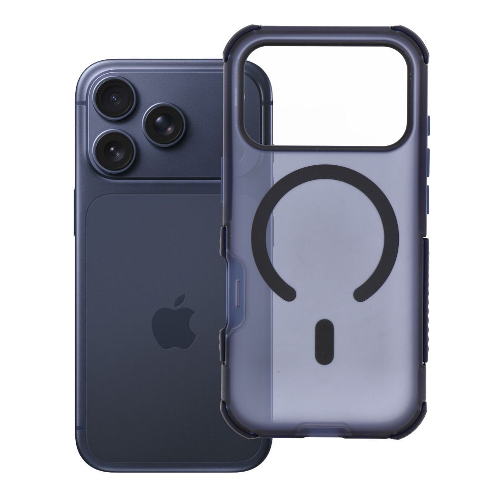 Husa Forcell pentru iPhone 18 Pro / 17 Pro F-protect Bumperx Premium Compatible cu Magsafe Bleumarin