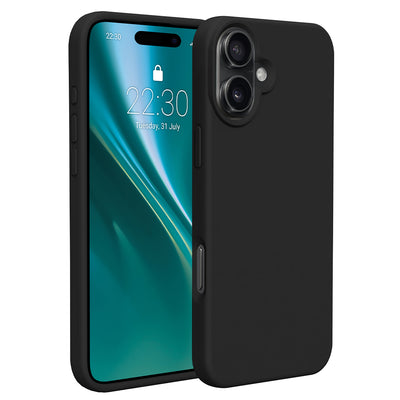 Husa Etteri Silicone pentru iPhone 16 Plus 6,7" Negru