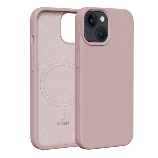 Etteri Silicone Mag case for iPhone 14 6,1" light pink