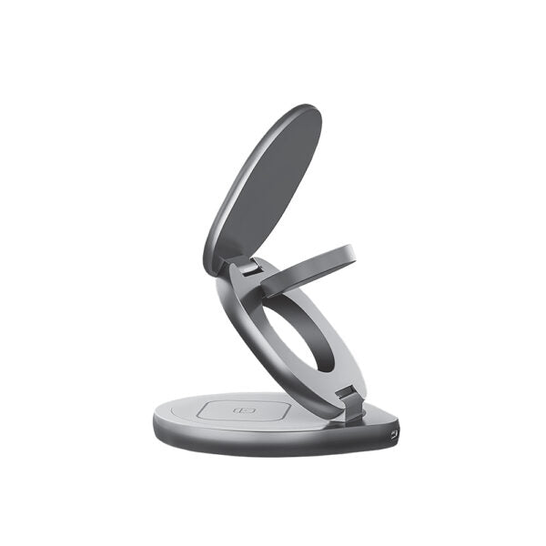 Încărcător wireless magnetic Forever MAWC‑200 15W gri 3‑în‑1