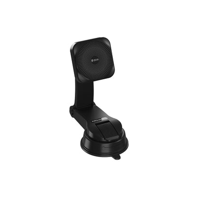 Suport auto Devia Magnetic Ea473 cu Wireless Inductive Incarcator Negru 15W cu Suction Cup