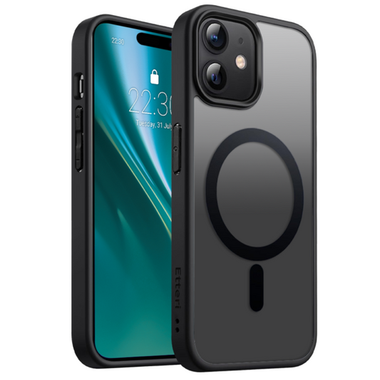 Etteri Matt Mag case for iPhone 12 / 12 Pro 6,1" black