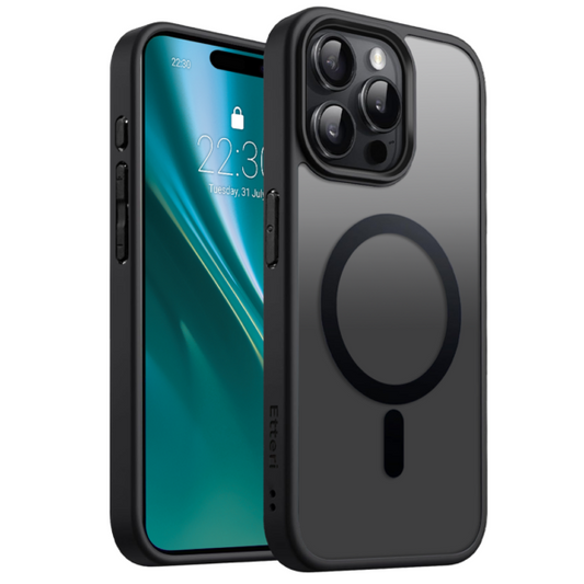 Etteri Matt Mag case for iPhone 15 Pro Max 6,7" black