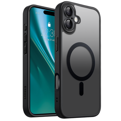 Husa Etteri Matt Mag pentru iPhone 16 Plus 6,7" Negru