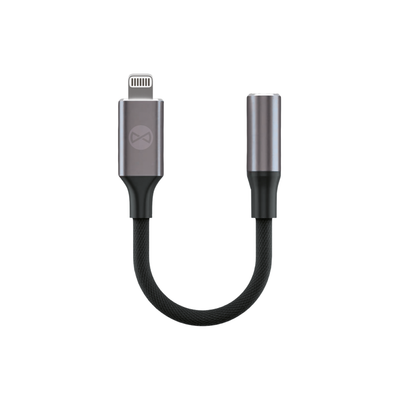 Adaptor Forever Audio Ajl-01 Jack 3,5 Mm - Lightning Negru