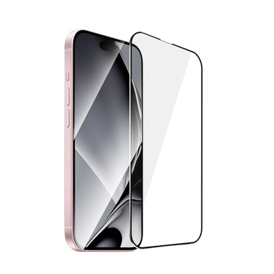 Folie sticla Metal Frame pentru iPhone 15 Plus 6,7" Negru Frame