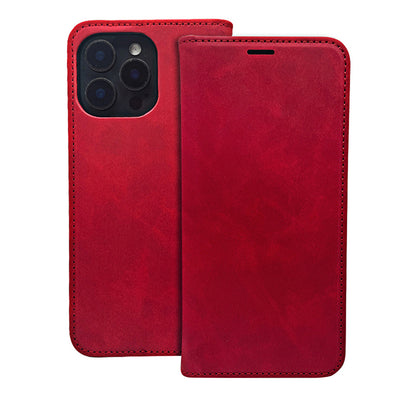 Husa Smart Suede pentru Honor 600 / Honor 600 Pro Rosu