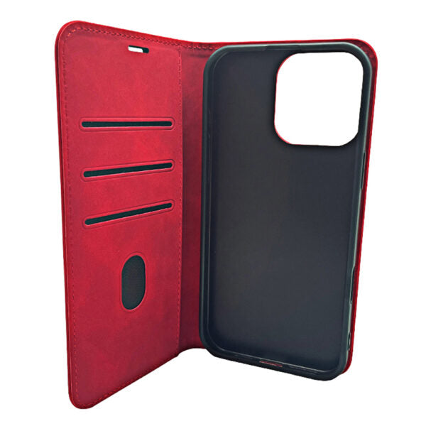 Husă pentru Honor 400 red Smart Suede – Roșu