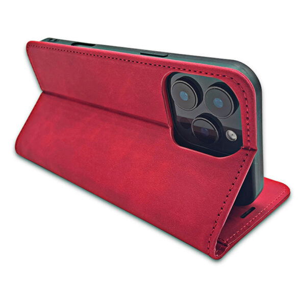 Husă pentru Honor 400 red Smart Suede – Roșu
