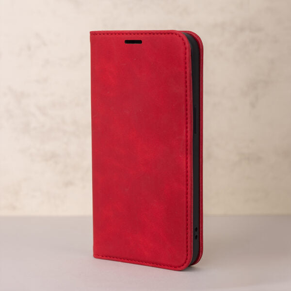 Husă pentru Honor 400 red Smart Suede – Roșu
