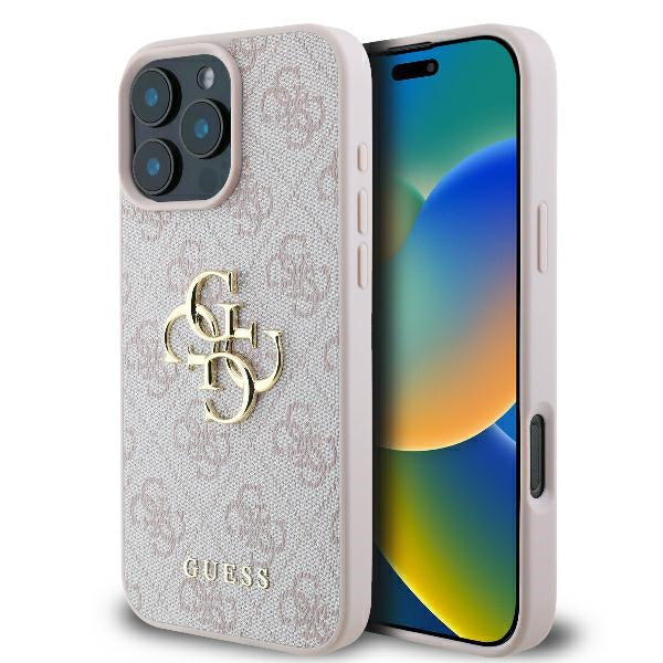 Husa Guess pentru iPhone 16 Pro 6,3" Guhcp16l4gmgpi 4G Big Logo Roz