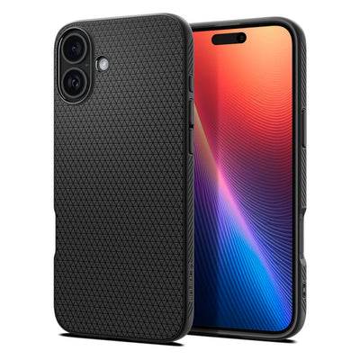 Husa Spigen Liquid Air pentru iPhone 16 6,1" Matte Negru