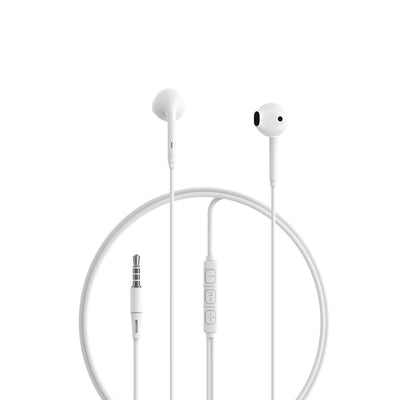 Casti Devia Wired Kintone A3 Jack 3,5mm Alb