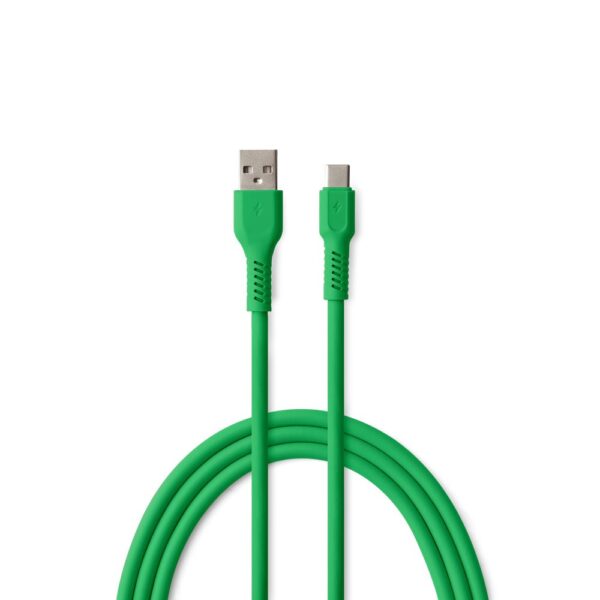 COLORUM cablu USB-A - USB-C 1,8m 3A CK60-AC-04 xGreen