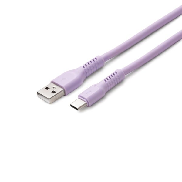 COLORUM cablu USB-A - USB-C 1,8m 3A CK60-AC-09 xLavenda