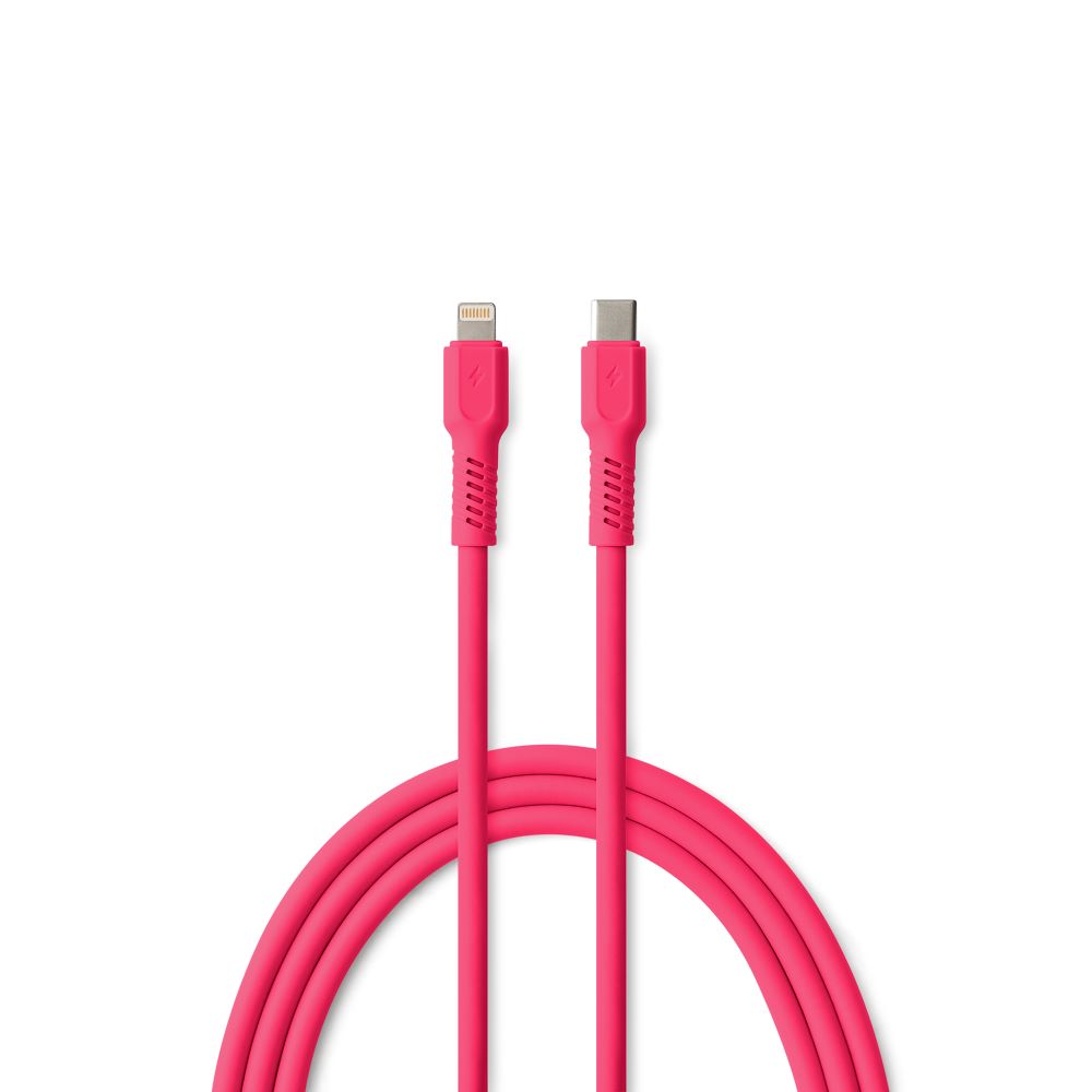 COLORUM cablu USB-C - Lightning 1,8m 2,4A CK12-CL-02 xMagenta