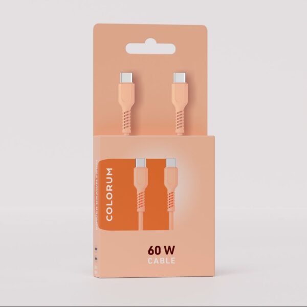 COLORUM cablu USB-A - USB-C 1,8m 3A CK60-AC-02 xMagenta
