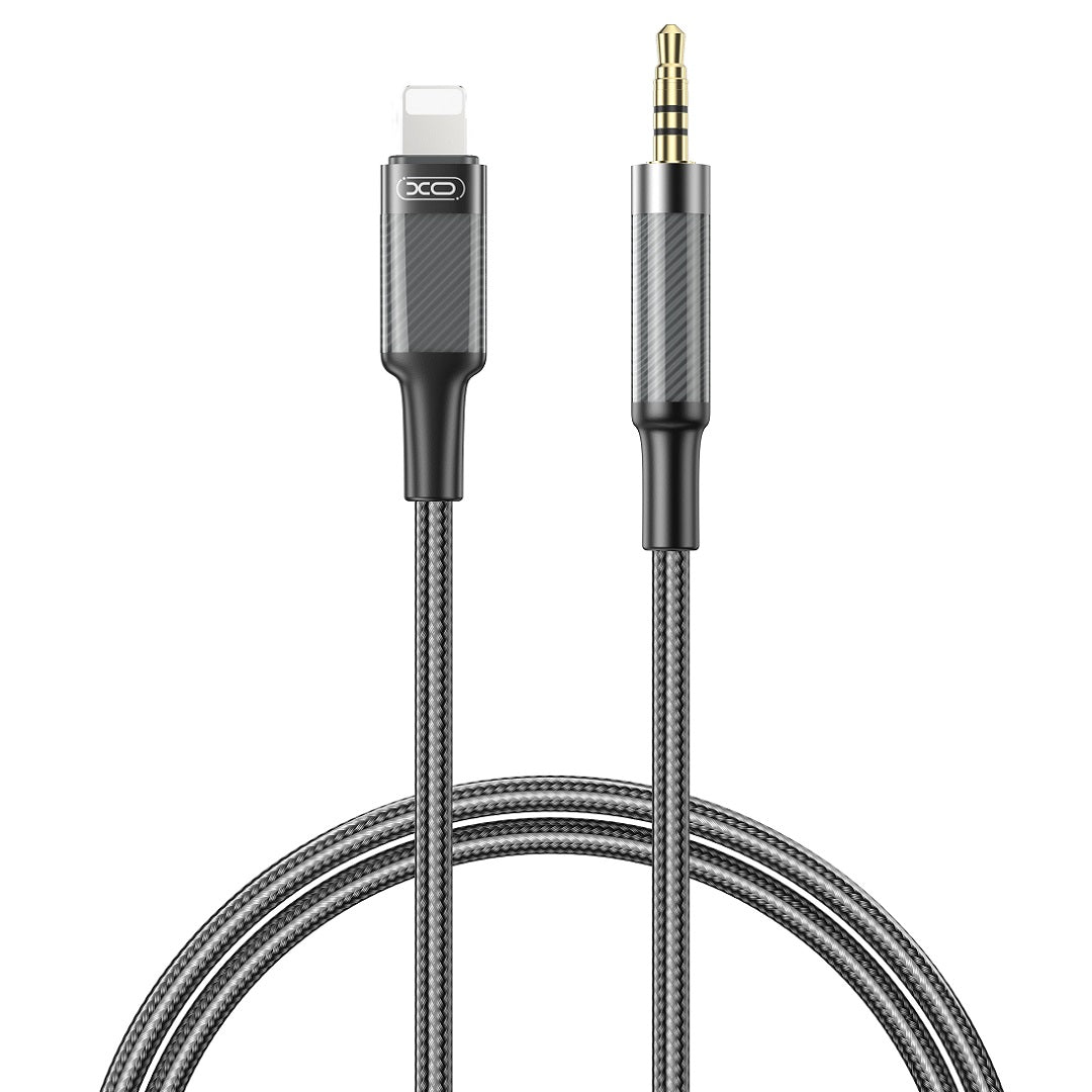 Cablu XO Audio Nb-r279a Lightning - Jack 3,5mm 1,0m Negru