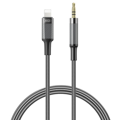 Cablu XO Audio Nb-r279a Lightning - Jack 3,5mm 1,0m Negru