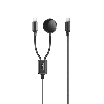 Cablu XO Wireless Inductive Incarcator Cx030 Negru pentru Apple Watch cu Usb-c -Usb-c