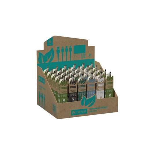 Devia cables display set Plant Straw 30 pcs