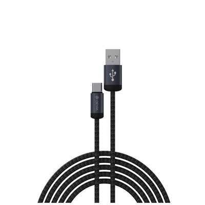Cablu Devia Gracious Ec649 USB - Usb-c 1,0 M 2A Negru