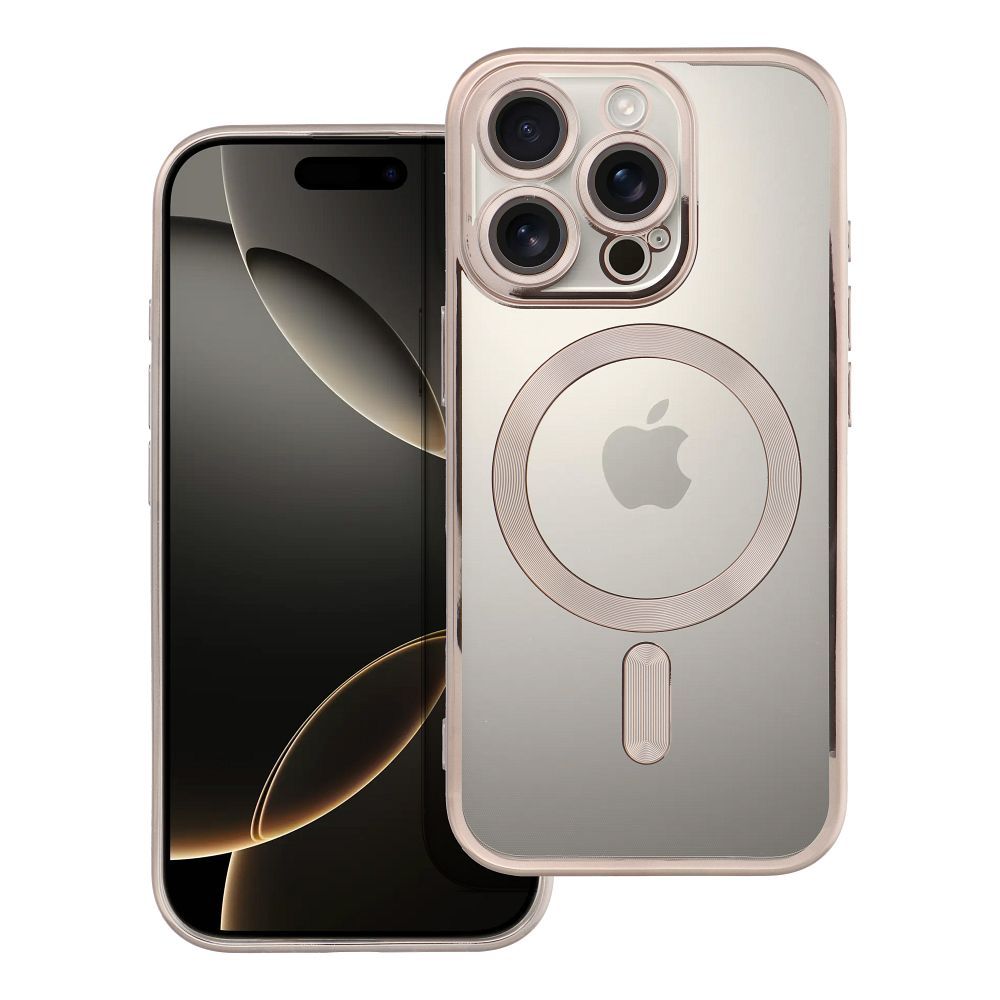 Husa Electro Mag pentru iPhone 16 PRO Compatible cu Magsafe Titanium Gri