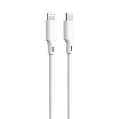 Cablu Forever Recycling Usb-c - Lightning 1,5m 3A Kr12-cl-00 Alb